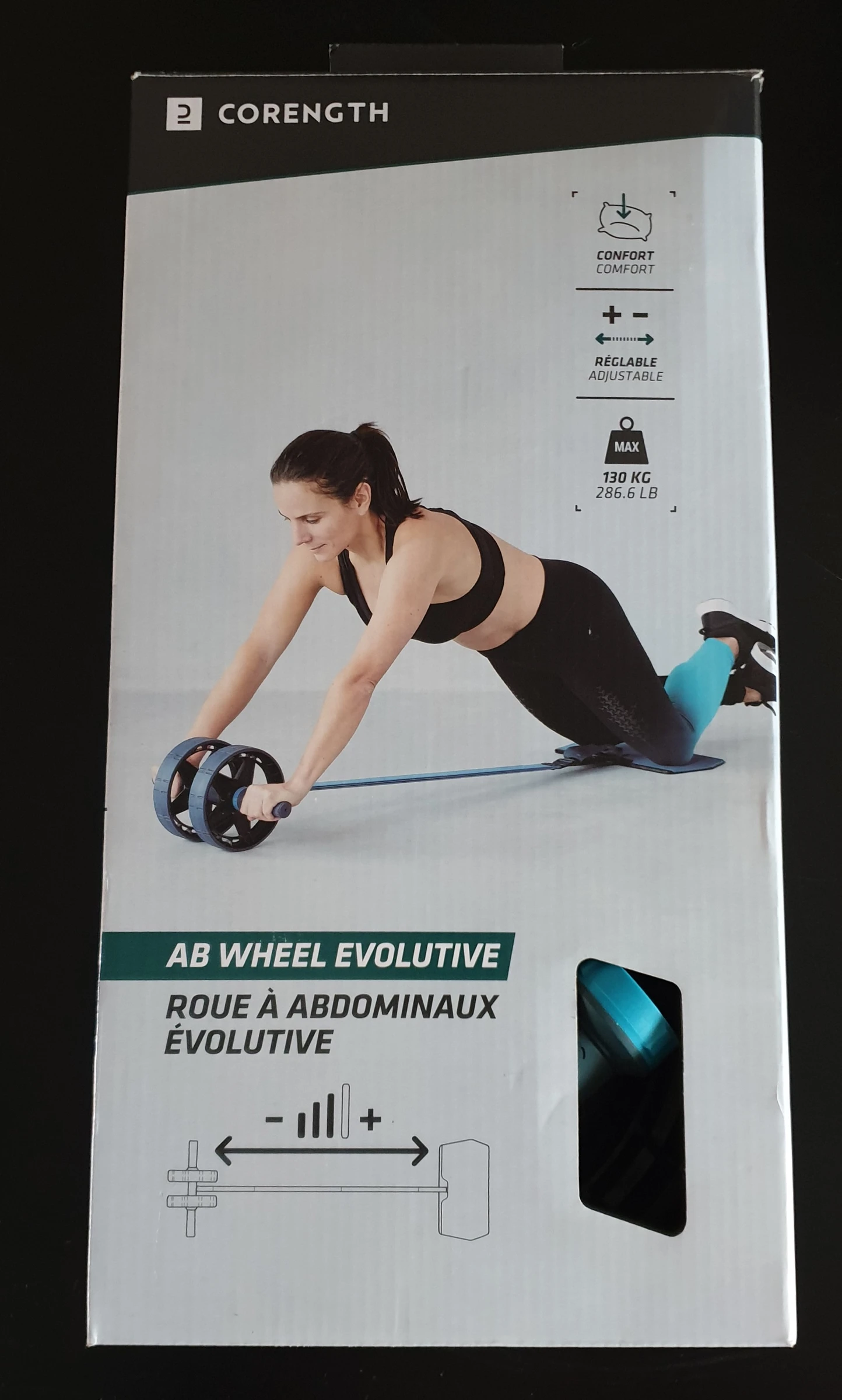 Roue à abdominaux évolutive – Corength - Decathlon